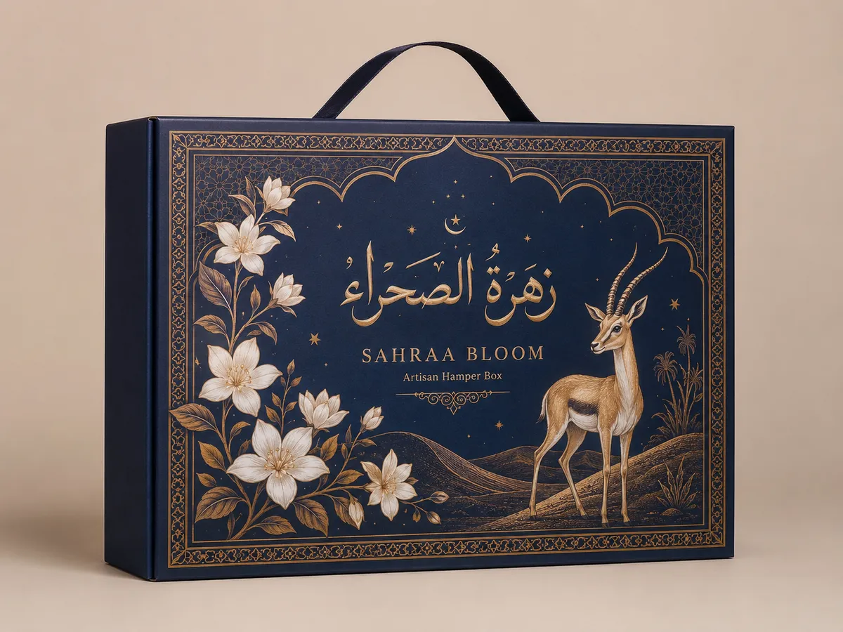 Sahraa Bloom Artisan Middle Eastern Hamper luxury packaging China factory direct