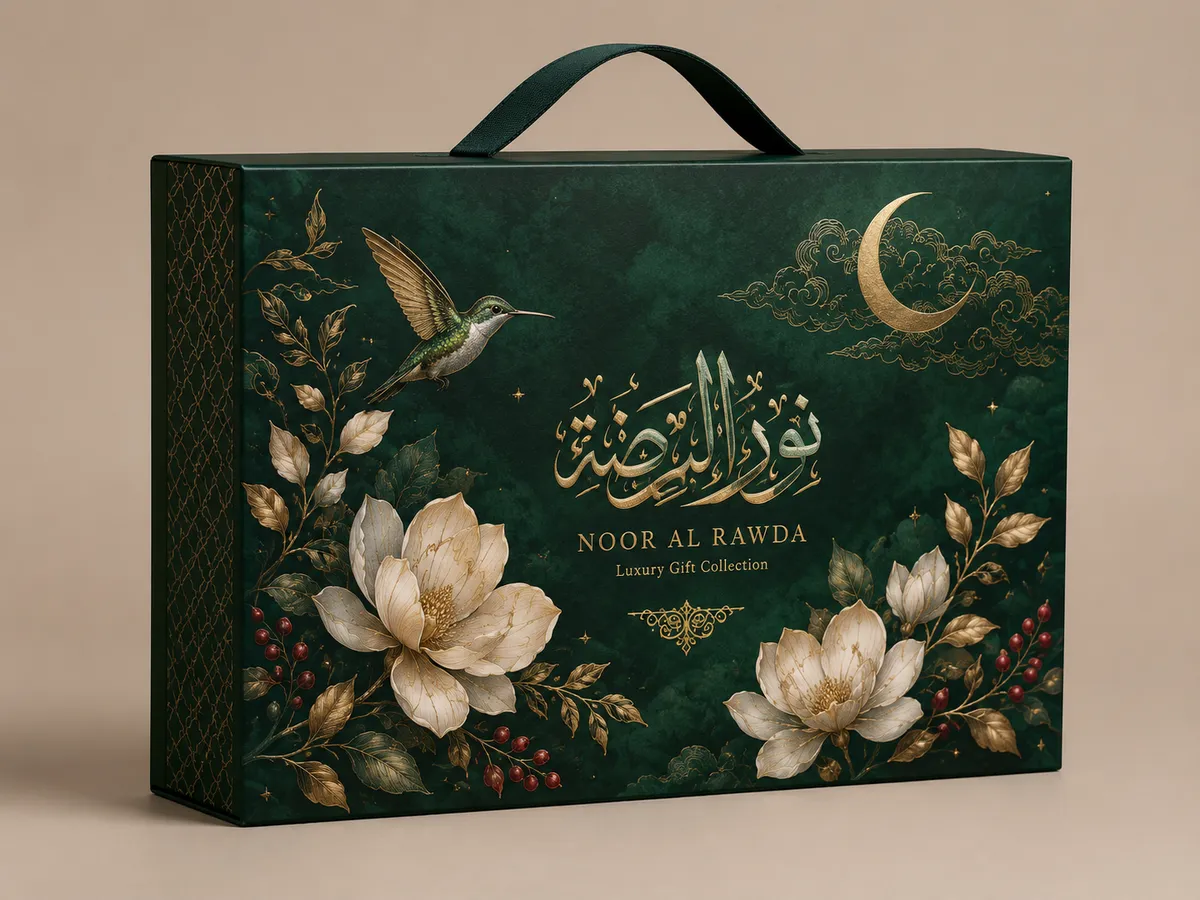 Noor Al Rawda Luxury Floral Gift Collection luxury packaging China factory direct